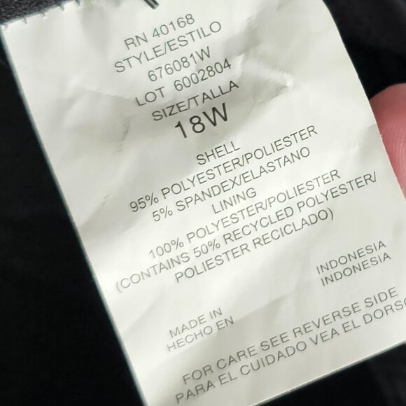 Aqua Green 18 W NWT Tankini Swimsuit Black Blue Red Floral Print - Picture 5 of 6